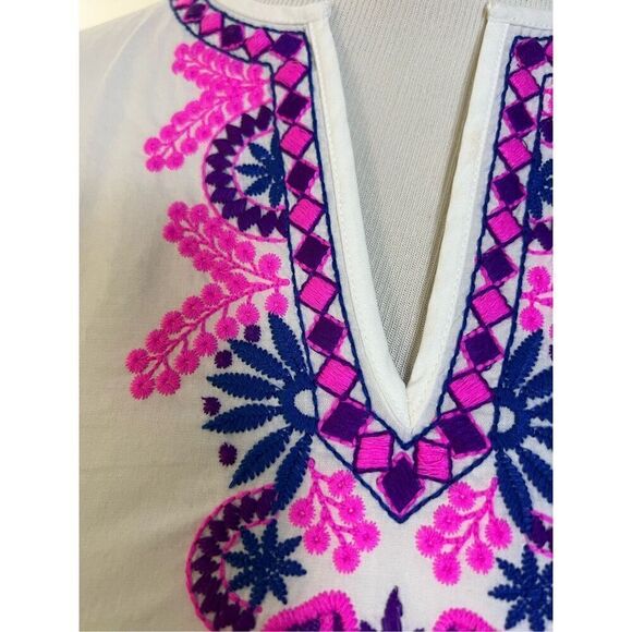 Lilly Pulitzer NWT Coretta Embroidered Tunic Blouse Boho size XXS - Picture 12 of 12